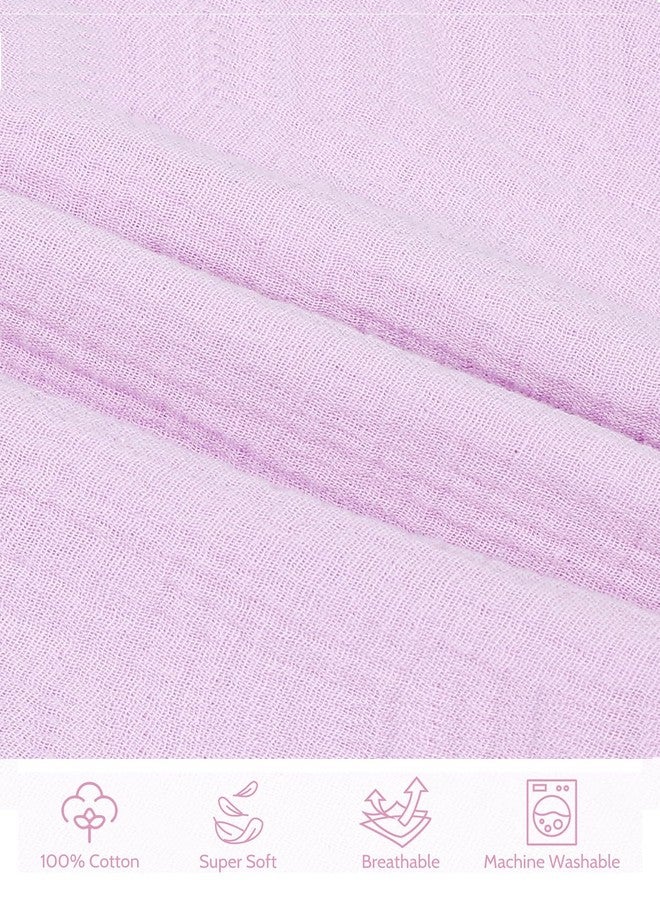 SWESEN Nursing Pillow Cover, Soft Removable Cover for Breastfeeding Pillows, Pillow Slipcover for Baby Boys and Girls, Comfortable & Breathable, Purple, Washable (Only Cover) - Image 4